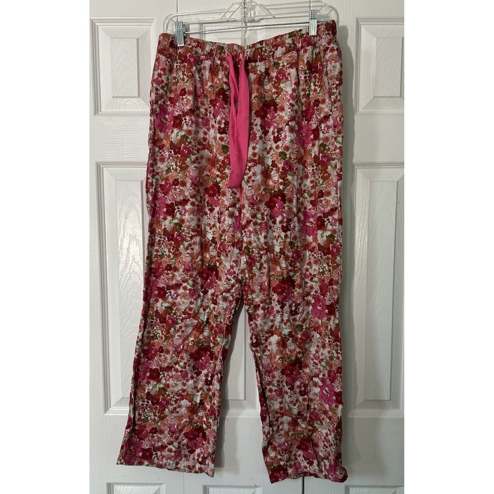 Ted Baker Pressed Flower Floral Pajama Pants Women's Sz Large Sweatpants